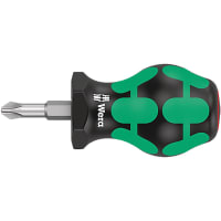 Wera Tools Stubby PH 1 x 79 mm Stubby Screwdriver for Phillips Screws