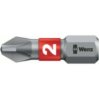 Wera Tools 851/1 Bitorsion, 2 x 25mm Bits for PHILLIPS Screws