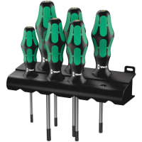 Wera Tools 367/6 HF RACK TORX-Screwdriver Set, Kraftform Plus, 300 Series