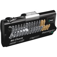 Wera Tools Bit-Check Series, 30 Zyklop MINI 1 Bits Assortment with Ratchet