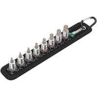 Wera Tools Belt A 2 Zyklop In-Hex-Plus bit socket set w/holding function;1/4" drive;8 pcs