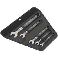 Wera Tools Spanner, Joker 5pc Combination Wrench Set Imperial in textile pouch