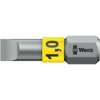 Wera Tools 800/1 Bitorsion 1.0 x 5.5 x 25mm Slotted Bits, Bitorsion