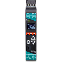 West Control Solutions Temp Controller/Transmitter, Universal Input, Din Rail, 24V AC/DC, Relay x 3