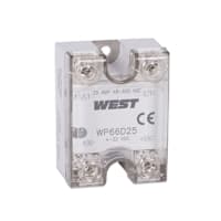 West Control Solutions Relay, Panel Mount Solid State, 48-660VAC, 25A, West