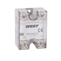 West Control Solutions Relay, Panel Mount Solid State, 48-660VAC, 75A, West