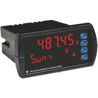 Wilcoxon Sensing Technologies Process display panel meter, 85-265 VAC, SunBright display, 4 relays