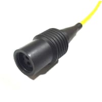 Wilcoxon Sensing Technologies Sensor, CableAssy, 5015, 2-socket, IP68, 200c, non-isolated, bluntcut, twistedpairyello