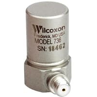 Wilcoxon Sensing Technologies Miniature, high freq accelerometer, 100 mV/g 5%, side exit microdot connector