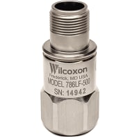 Wilcoxon Sensing Technologies Sensor, Top exit, Extremely low frequency 0.1 Hz, MIL-C-5015, Case isolated, 500 mV/