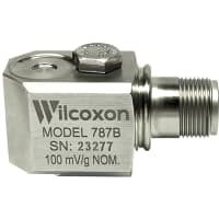 Wilcoxon Sensing Technologies Low profile accelerometer, 100 mV/g 10%, side exit MIL-C-5015conn, 1/4-28 mount