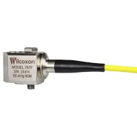 Wilcoxon Sensing Technologies Integral cable accelerometer, side exit 16' cable, 100 mV/g sensitivity, 5% tol