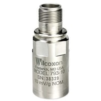 Wilcoxon Sensing Technologies High g accelerometer, 10 mV/g 5%, top exit MIL-C-5015 connector, case isolated