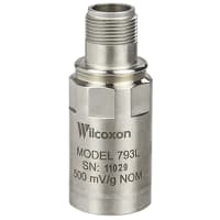 Wilcoxon Sensing Technologies Low frequency (0.2 Hz) accelerometer, 500 mV/g 5%, top exit MIL-C-5015 conn