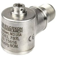 Wilcoxon Sensing Technologies Low profile, low frequency accelerometer, 500 mV/g 5%, side exit MIL-C-5015conn