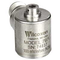 Wilcoxon Sensing Technologies Velocity output sensor, 100 mV/in/sec 10%, side exit MIL-C-5015 connector