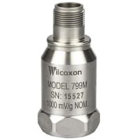 Wilcoxon Sensing Technologies Low freq high sensitivity accelerometer, 1, 000 mV/g 5%, top exit MIL-C-5015con