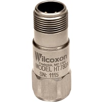 Wilcoxon Sensing Technologies Sensor, Top exit, high-temperature 150c, compact, 5015 conn, 100 mV-g, 5% tol.