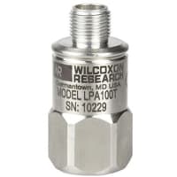 Wilcoxon Sensing Technologies Sensor, Top exit, low power & voltage, for wireless and battery operation, 50mV-g, 5