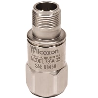 Wilcoxon Sensing Technologies Class I Div 2 general purp accelerometer, 100 mV/g 5%, top exit MIL-C-5015 conn