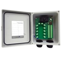 Wilcoxon Sensing Technologies Sensor, 12 channel switchbox, fiberglass, base size, cable grips