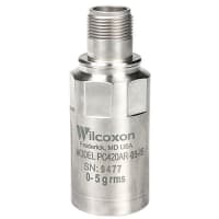 Wilcoxon Sensing Technologies Sensor, Topexit, 85C, 4-20mA, 5g, MIL-C-5015connector