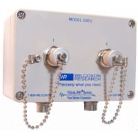 Wilcoxon Sensing Technologies Sensor, 2 channel M12, triaxial termination junction box, M12 connectors