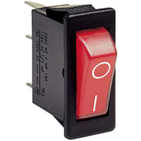 Arcolectric (Bulgin Ltd.) SPST Rocker Switch, Lit 24V Amber