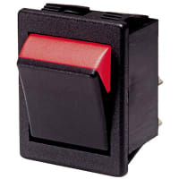 Arcolectric (Bulgin Ltd.) DPST Splashproof Rocker Switch