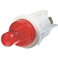 Arcolectric (Bulgin Ltd.) DPST Push Button Switch Lit 110V Red