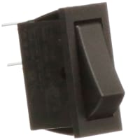 Arcolectric (Bulgin Ltd.) Switch, Rocker, 12.2 X 27.2 Mm Pnl Cut-Out, Blk Rkr, Spst, 16A/250Vac, Ul Csa