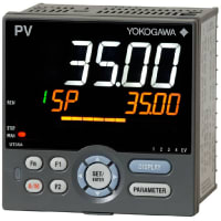 Yokogawa Corporation of America Temperature Controller, 100-240VAC, LCD Display