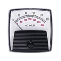 Yokogawa Corporation of America AC Voltmeter, Self-Contained, Iron Vane/Pivot&Jewel, 60 Hz, New Big Look, 2.5 in, 150V