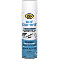 Zep Dry Graphite Aerosol Lubricant, 18 oz, High Temperature, Chemical Resistant