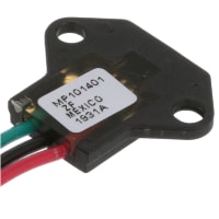 ZF Electronics Sensor, Mag Prox, South Pole, Hall Effect, IP65, Blk, 24AWG X 314mm Wire, 4.5-18VDC