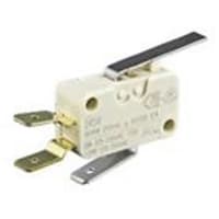 ZF Electronics Switch, Snap Action, SPDT, ON-MOM, IP50, Lever Actuator, Silver Contacts, 3A, 250VAC, QC