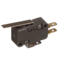 ZF Electronics Switch, Mini Snap Action, SPDT, ON-MOM, Straight Lever Actuator, 0.1A, 125VAC, QC