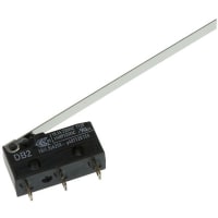 ZF Electronics Switch, Snap Action, SPDT, NO/NC, Lever Actr, Gold/Silver Alloy, 10.1A, 250VAC, Solder