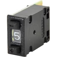 ZF Electronics Switch, Thumbwheel, BCD, 0-9 Read Out, Gold Contacts, 0.1A, 50VAC, Panel Mnt, Card Edge