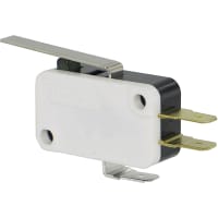 ZF Electronics SWITCH, MINIATURE LIGHT AND STANDARD FORCE, QC TERMINAL, 1.4" ACTUATOR STD. RATIO