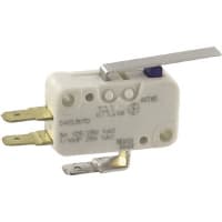 ZF Electronics Switch, Auxiliary, 3 A, 125/250 VAC (UL), 250 V (EN), Snap Action, Silver Alloy