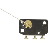 ZF Electronics Switch, Wireform, 6 A @ 250 VAC, 250 VAC, SPDT, 1.218 in., Phenolic, UL 94HB