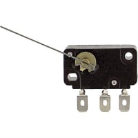 ZF Electronics Switch, 50T, 6 A, 250 VAC, Miniature, 4 g, 1.218 in., Phenolic, Silver Alloy