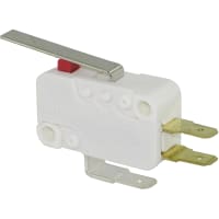 ZF Electronics Switch, Lever SR, 10 A, 125/250 VAC, 144 g, 1.095 in., Thermoplastic Polyester