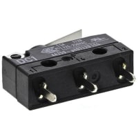 ZF Electronics SPDT-NO/NC Short Lever Microswitch, 6 A @ 250 V ac