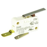 ZF Electronics SPST-NO Short Lever Microswitch, 21 A @ 250 V ac