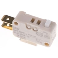 ZF Electronics SPDT-NO/NC Button Microswitch, 21 A @ 250 V ac