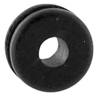 Abbatron / HH Smith Grommet, Round 3/16, OD 7/16, Mount Hole 5/16, Buna-S Synthetic Rubber, Black