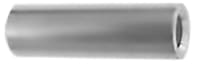 Abbatron / HH Smith Spacer; 1/4 Round; Female; Length 1/4; ID #6; Alum/Clear Chromate