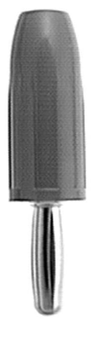 Abbatron / HH Smith Banana Plug Insulated Standard Solderless L 1-1/2 15Amp PC Handle Black